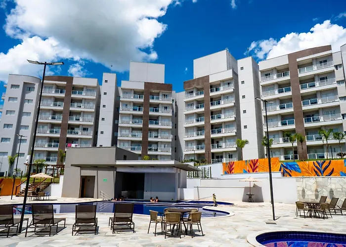 Lagoa EcoTowers Resort - Acesso gratuito ao Lagoa Termas Parque e Ecopraia